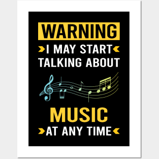 Warning Music Posters and Art